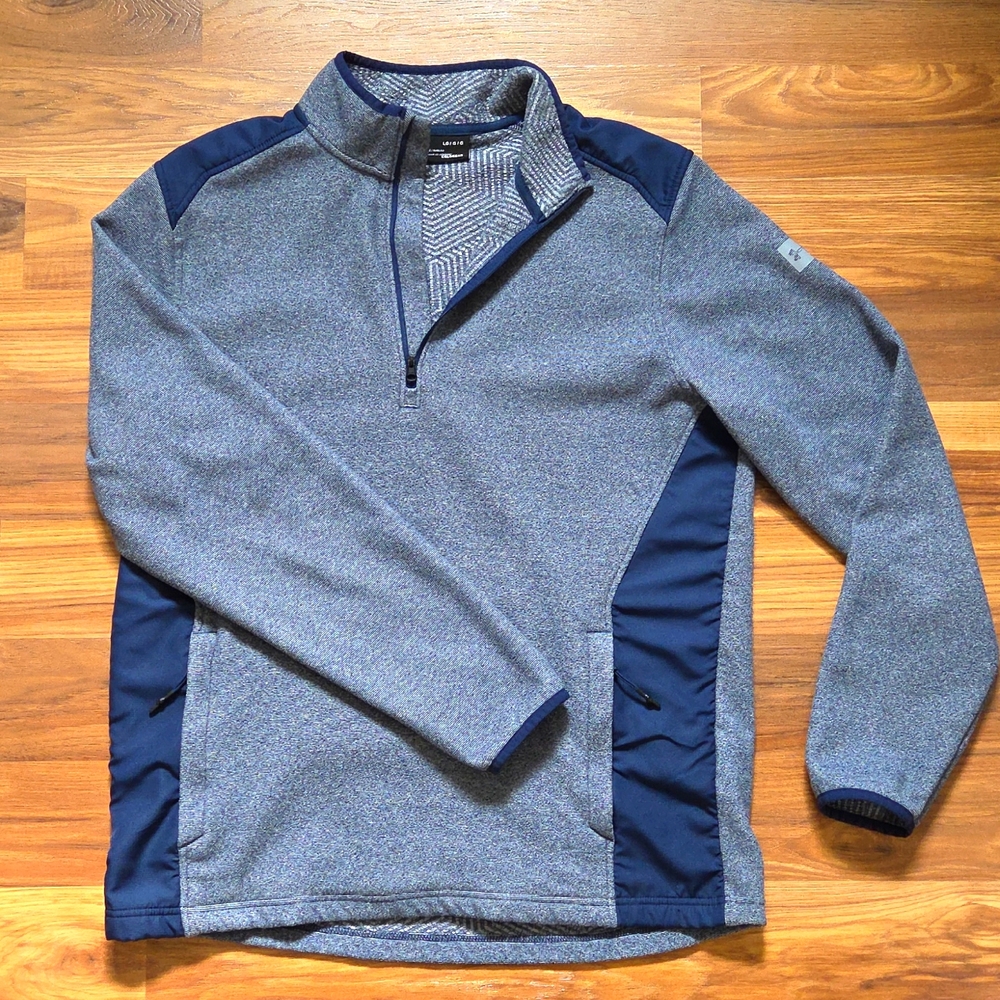 Men's Under Armour Quarter Zip Sweater. Large. EUC.